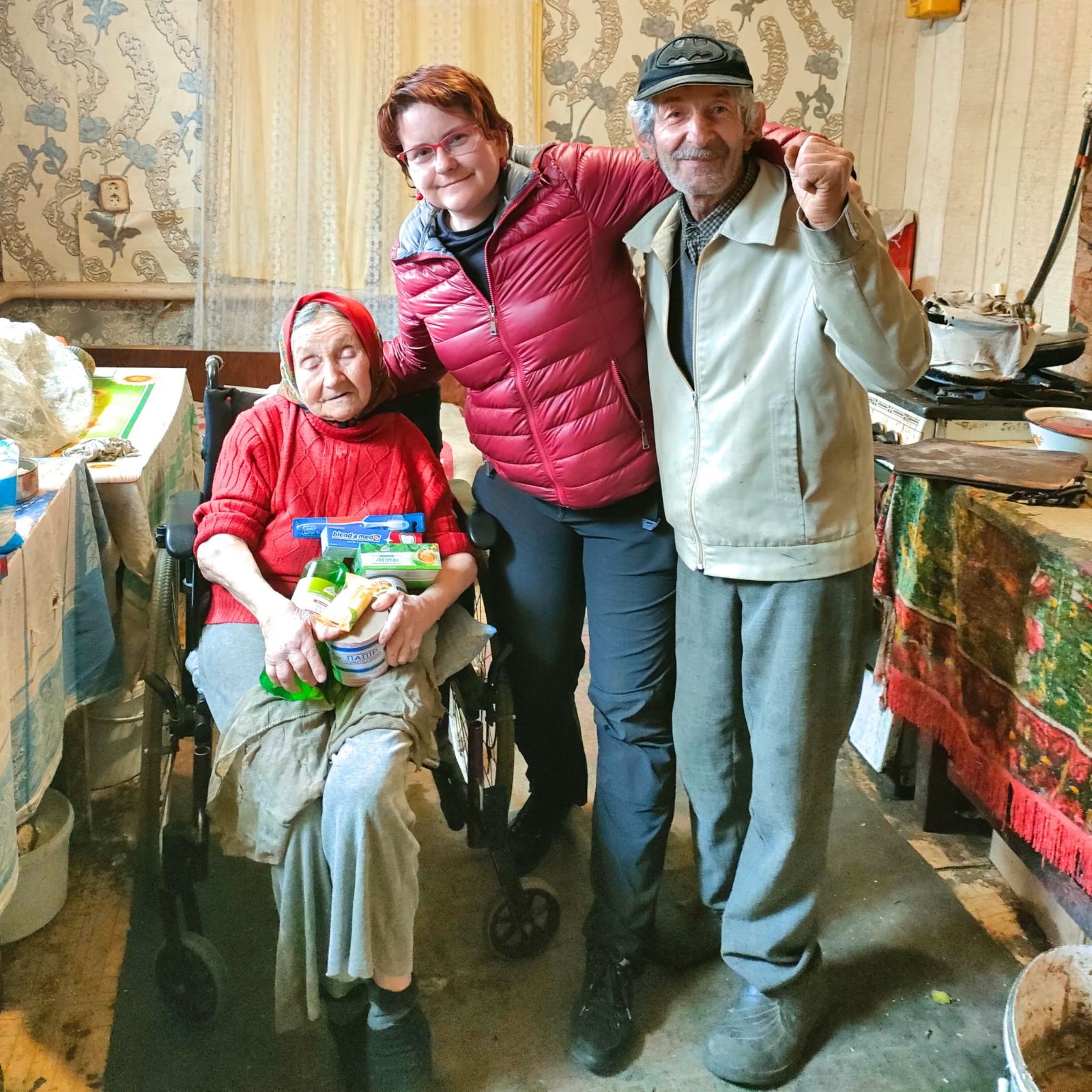 Eli s babičkou a so starším pánom, cestoviny - Charkovská oblasť